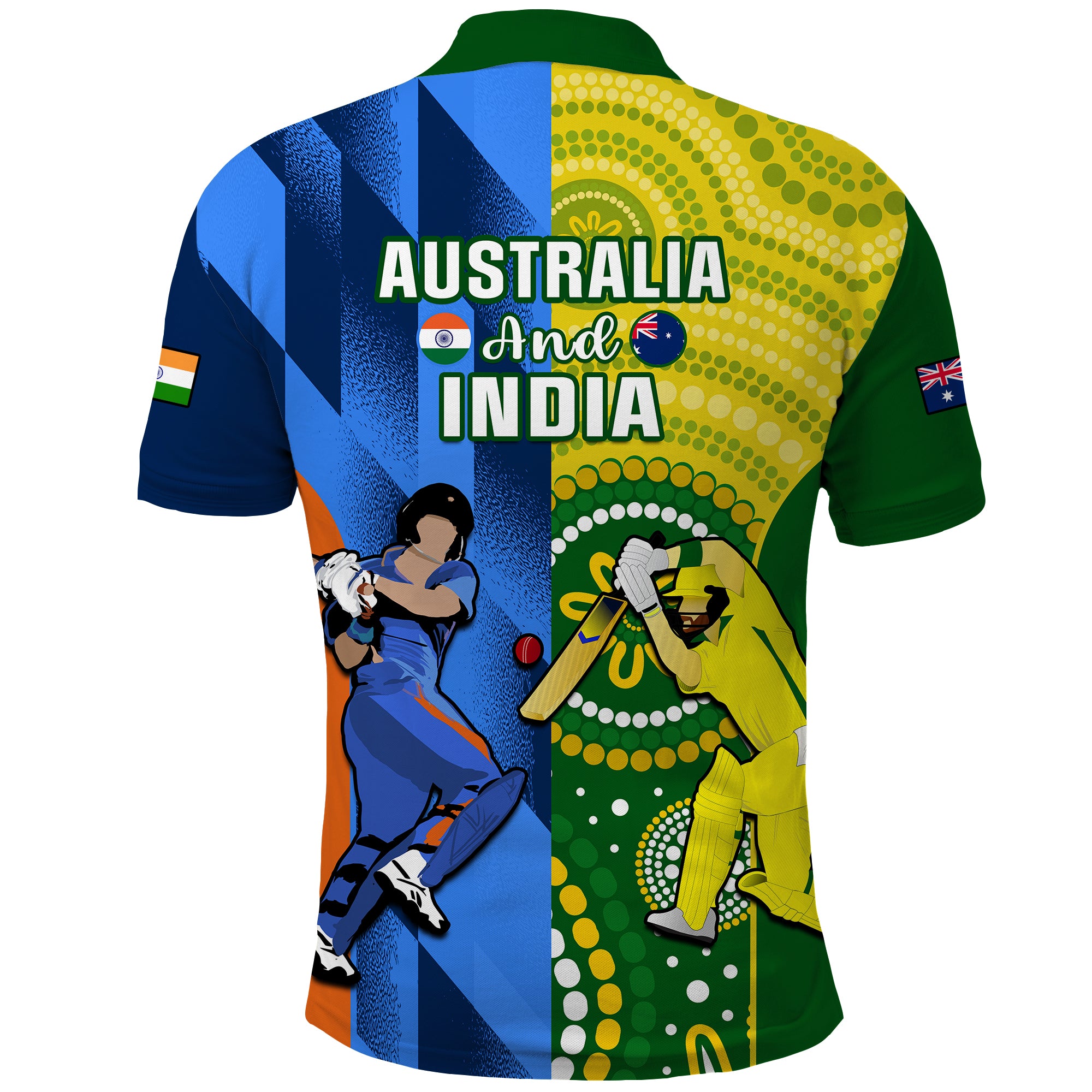 Australia And India Cricket Polo Shirt World Cup Final 2023 LT14