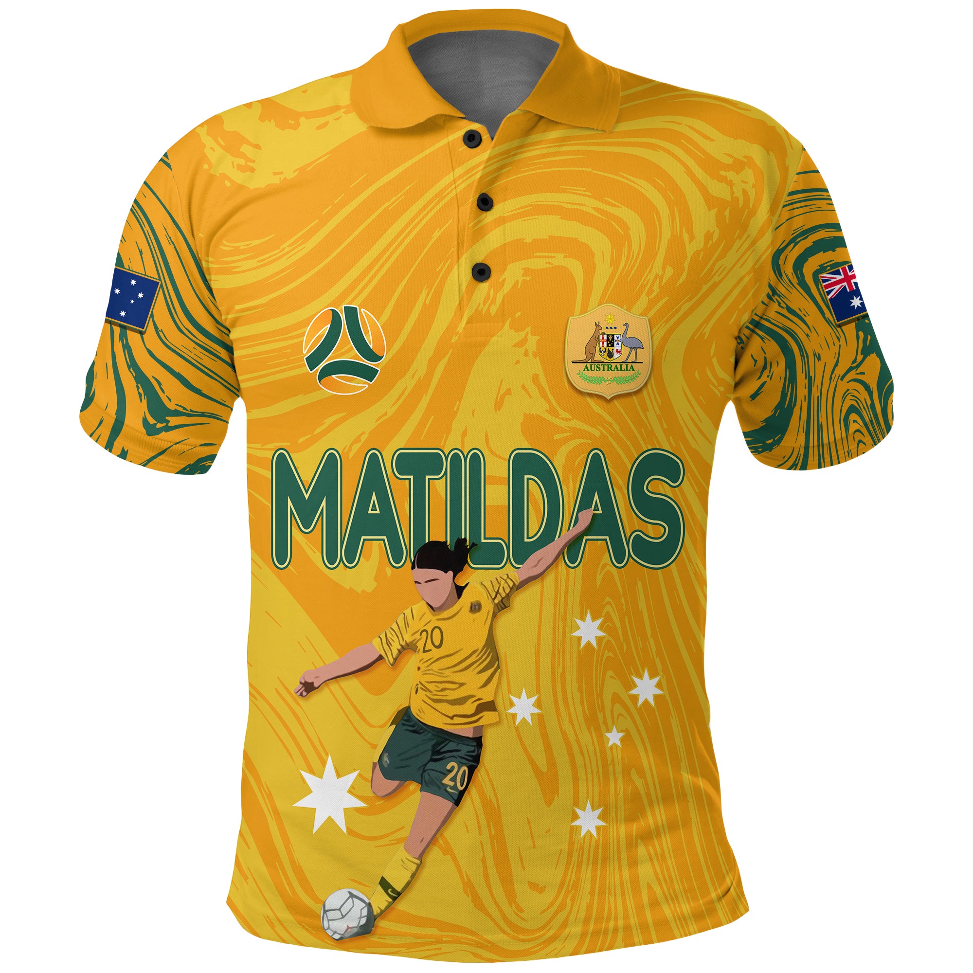 personalised-aussie-matildas-polo-shirt-2031-sam-kerr-world-cup-marble-patterns