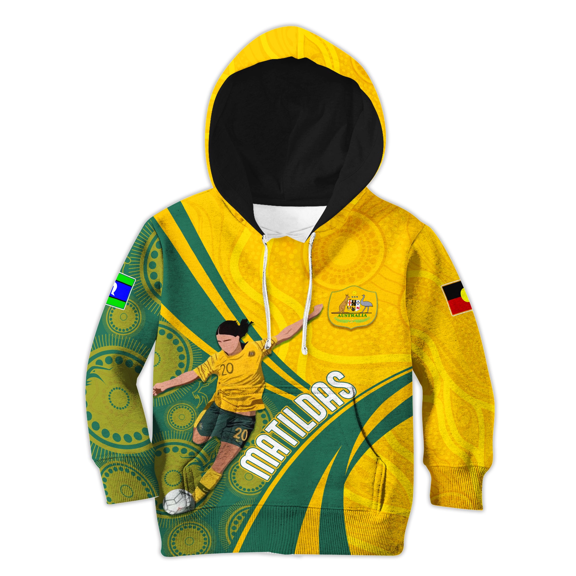 personalised-australia-soccer-matildas-indigenous-hoodie-sam-kerr-world-cup-2024