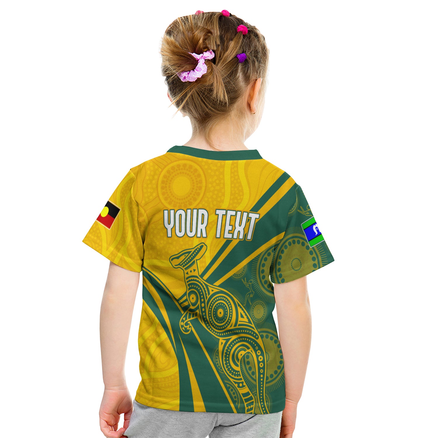 personalised-australia-soccer-matildas-indigenous-kid-t-shirt-sam-kerr-world-cup-2026