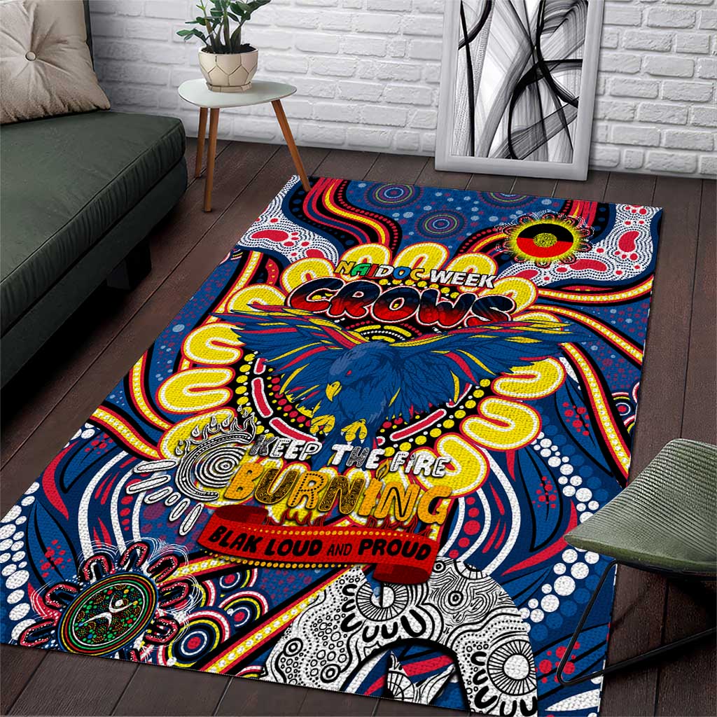 Adelaide Crows NAIDOC Week 2024 Area Rug Mascot Football