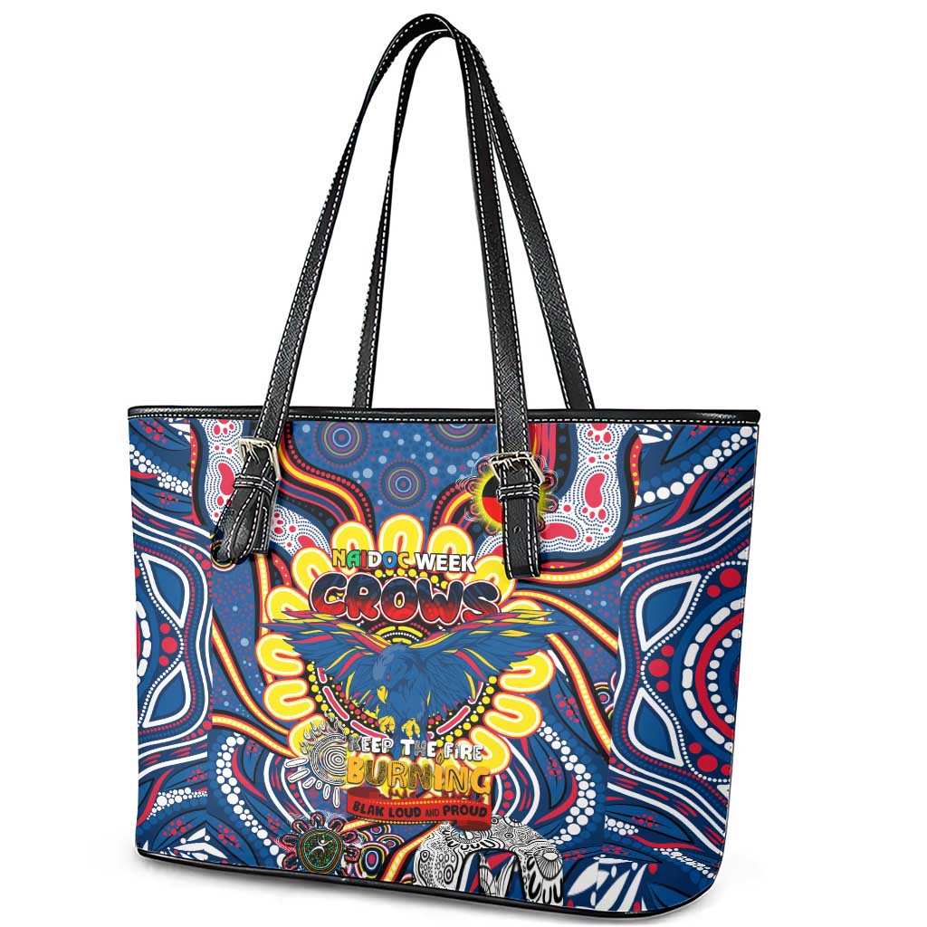 Adelaide Crows NAIDOC Week 2024 Leather Tote Bag Mascot Football