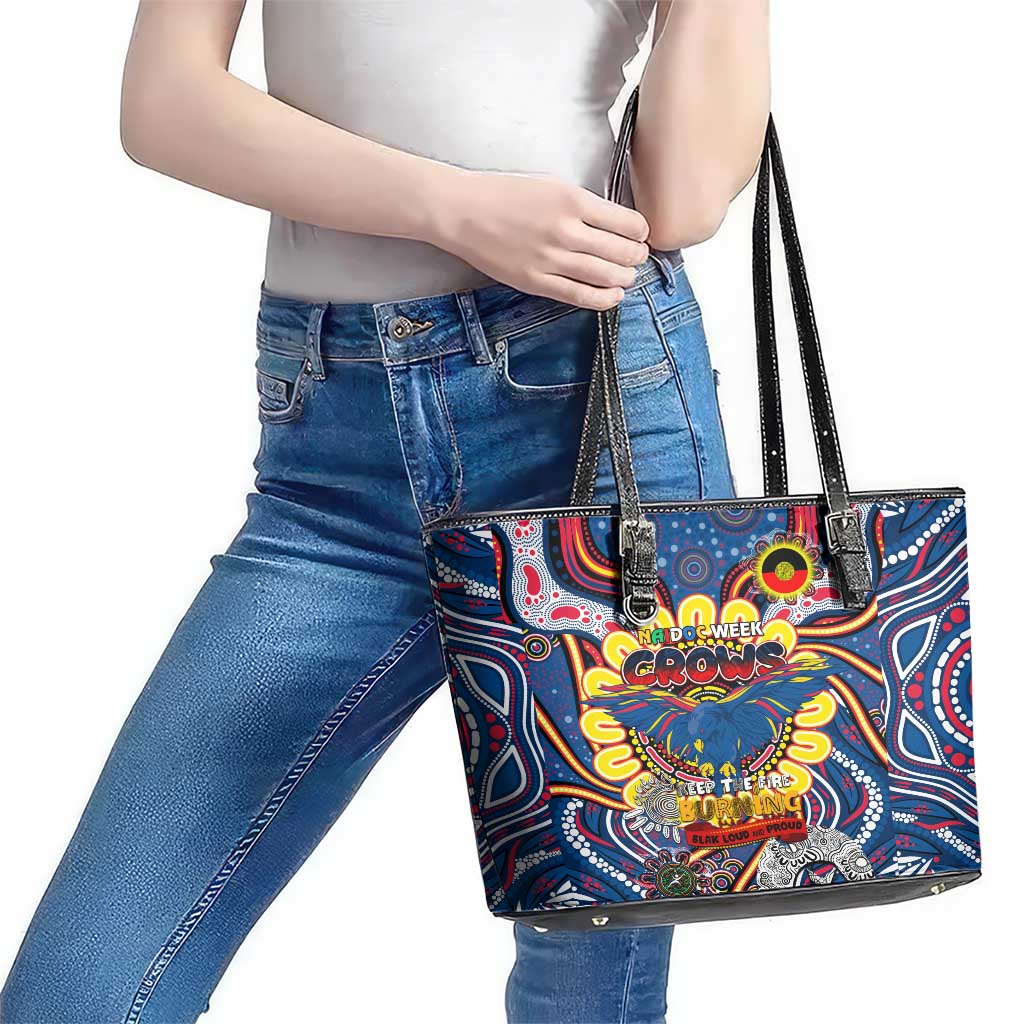 Adelaide Crows NAIDOC Week 2024 Leather Tote Bag Mascot Football