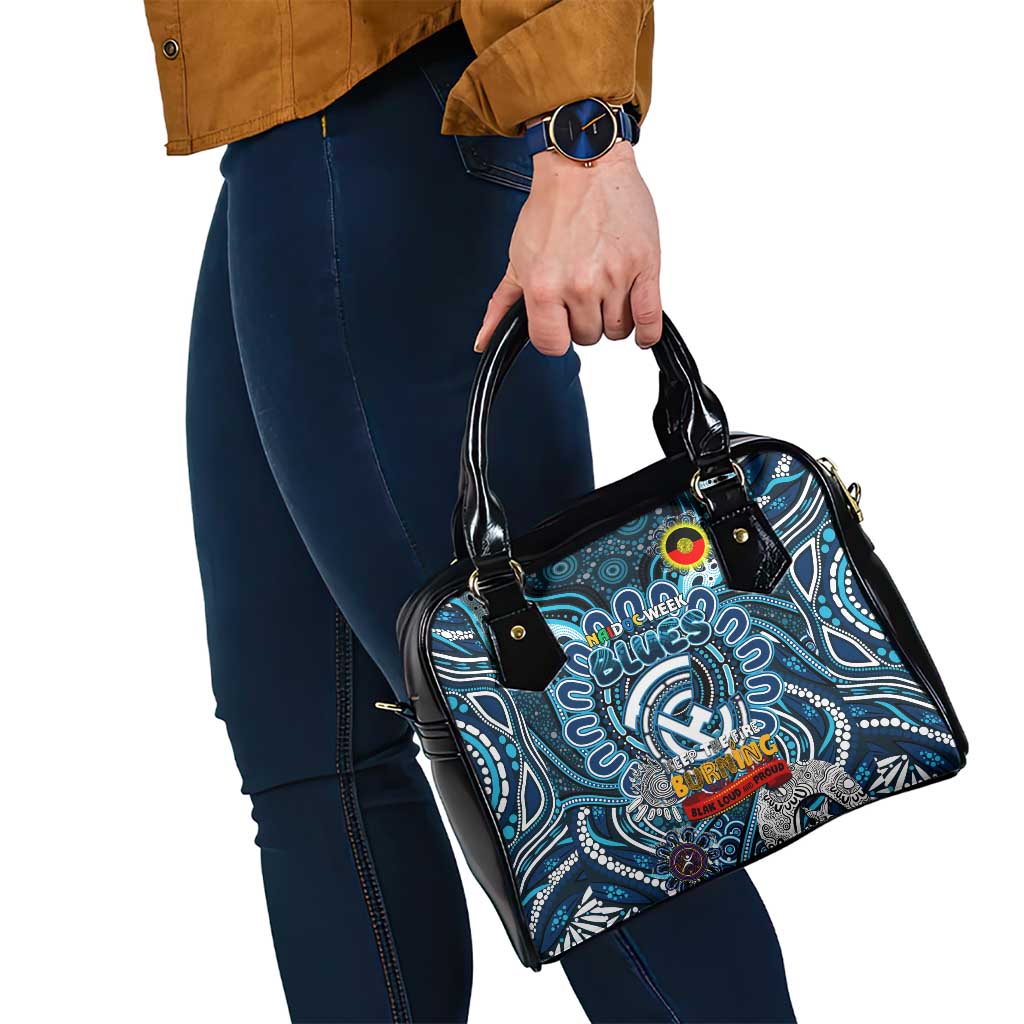 Carlton Blues NAIDOC Week 2024 Shoulder Handbag Mascot Football