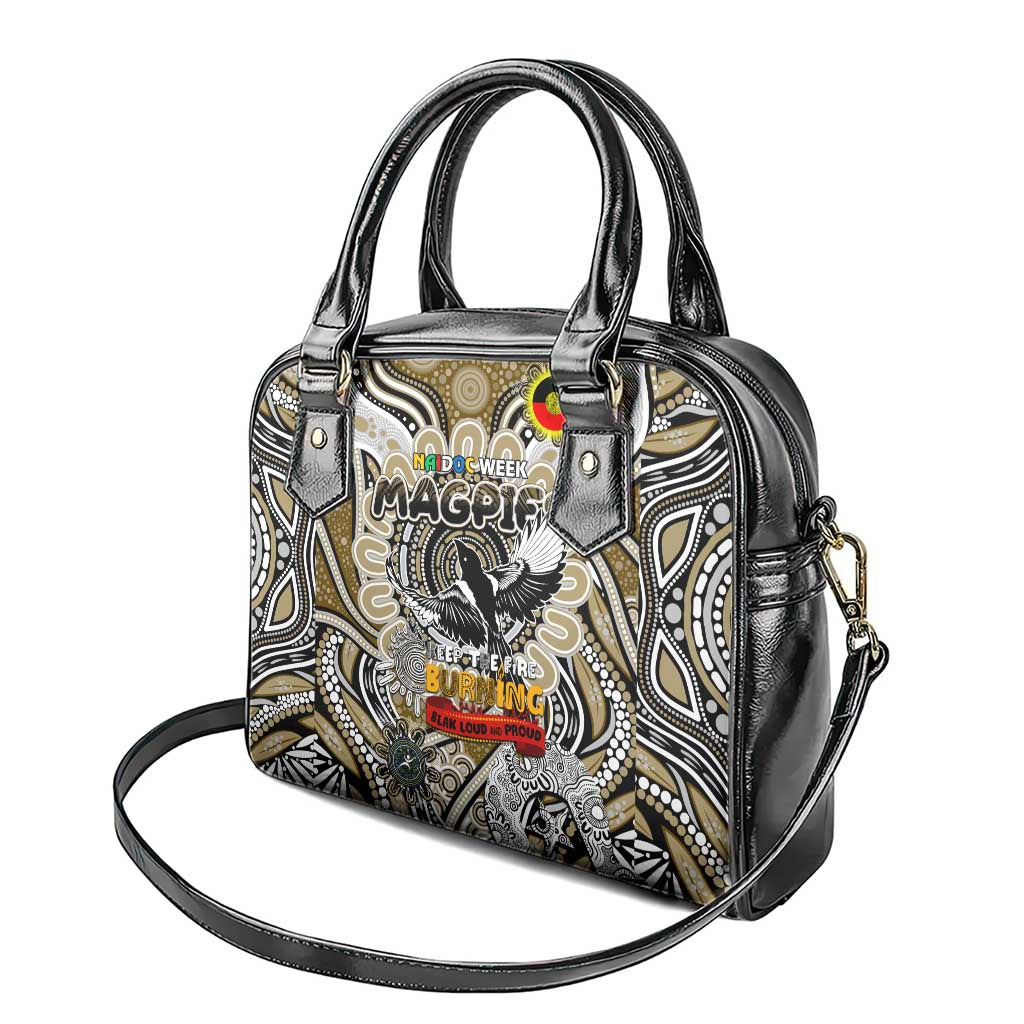 Collingwood Magpies NAIDOC Week 2024 Shoulder Handbag Mascot Football