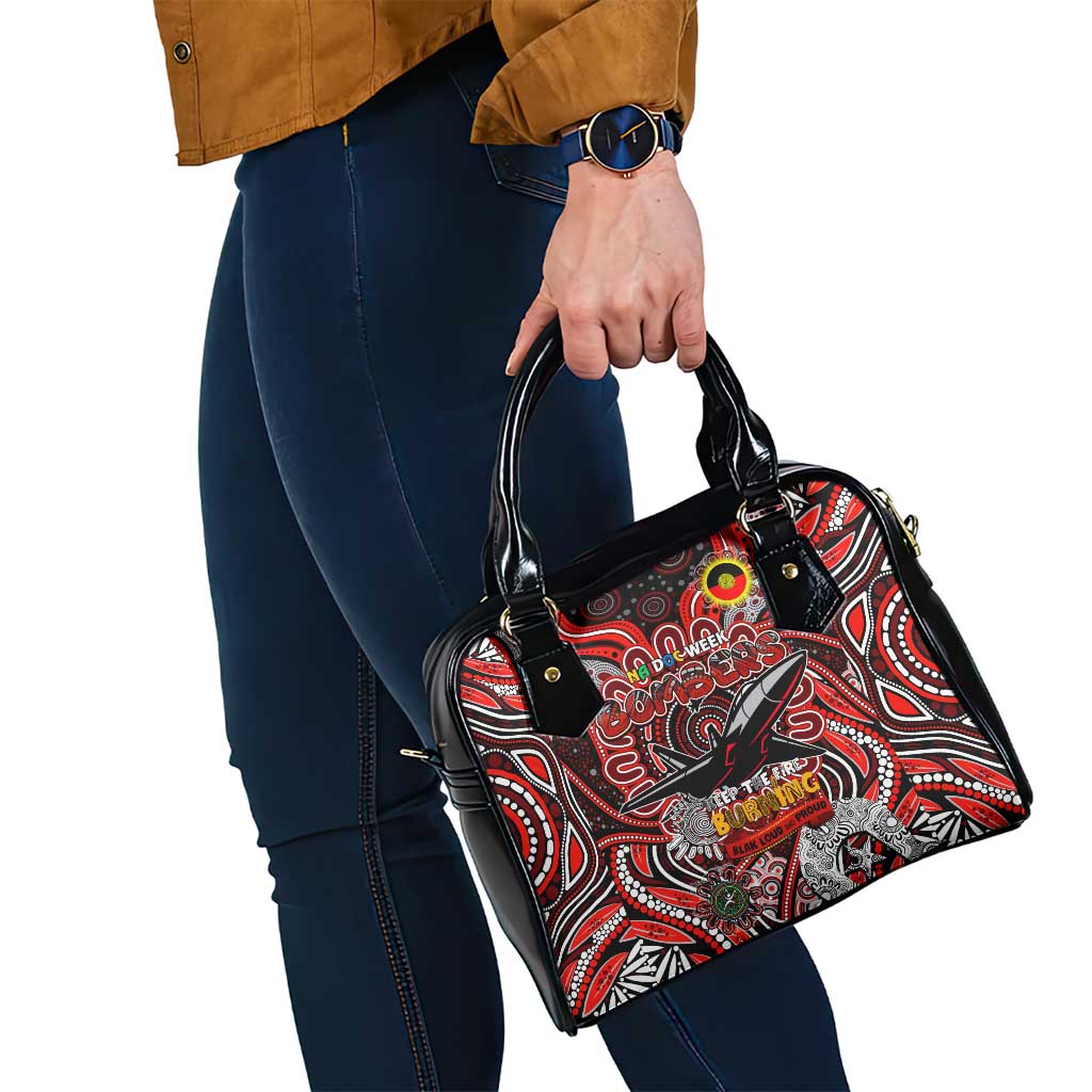 Essendon Bombers NAIDOC Week 2024 Shoulder Handbag Mascot Football