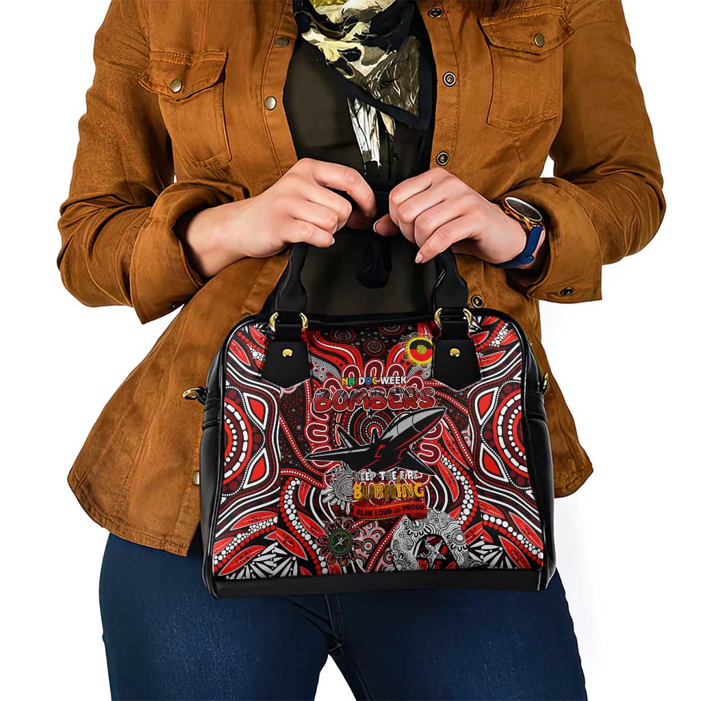 Essendon Bombers NAIDOC Week 2024 Shoulder Handbag Mascot Football