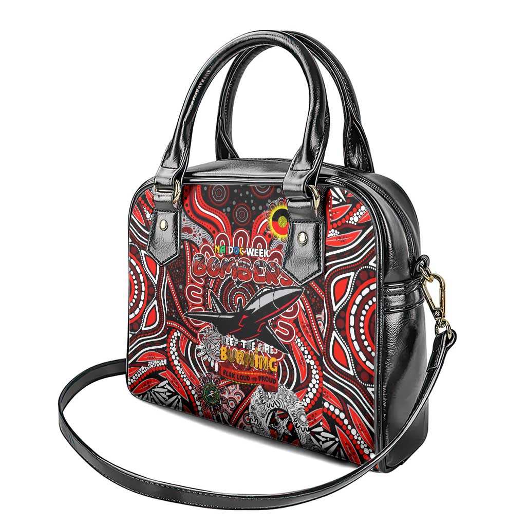 Essendon Bombers NAIDOC Week 2024 Shoulder Handbag Mascot Football