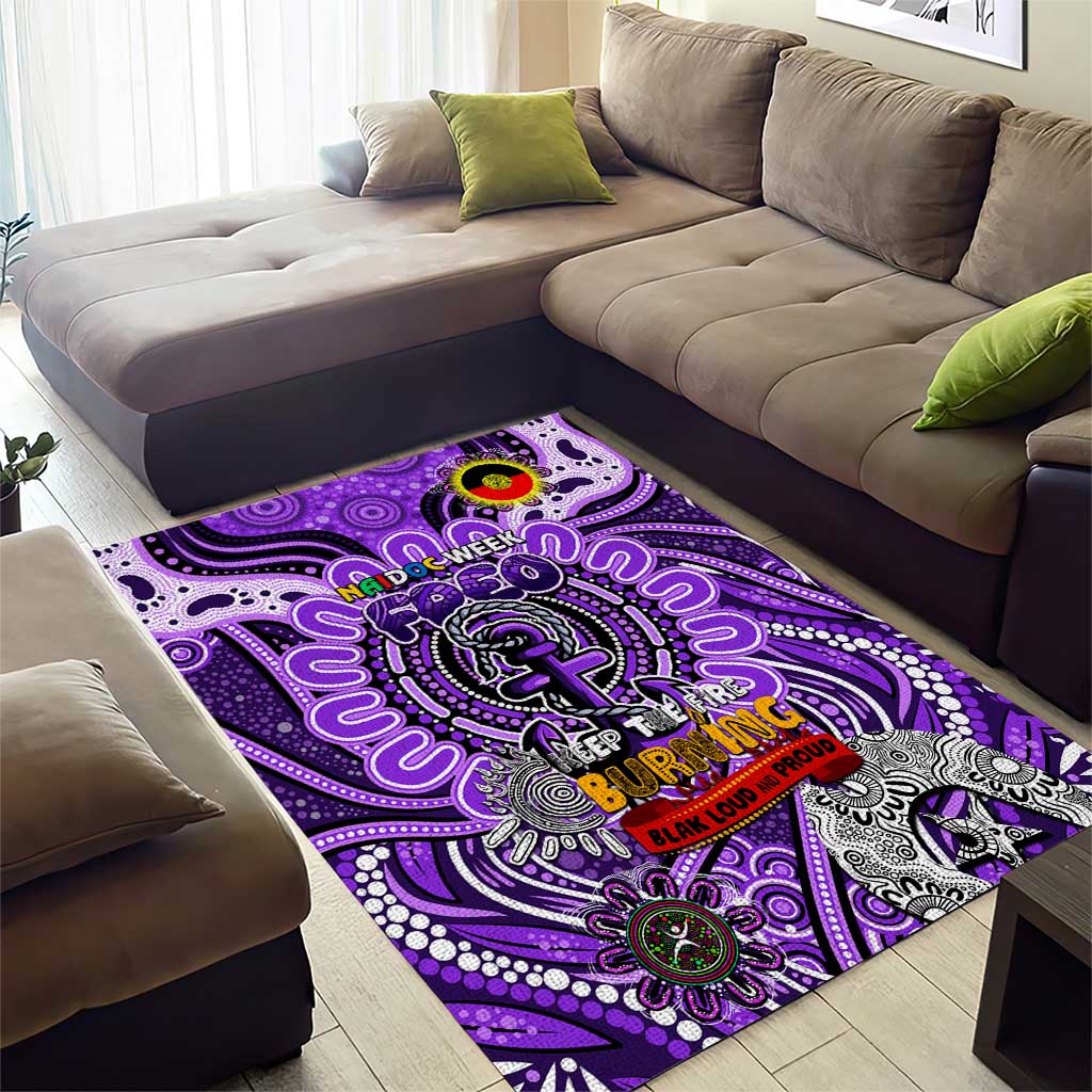 Fremantle Dockers Freo NAIDOC Week 2024 Area Rug Mascot Football