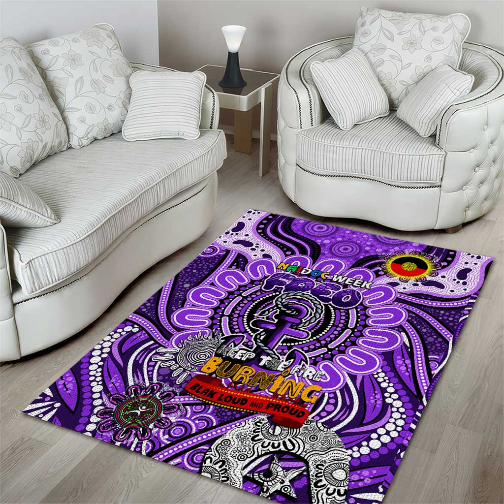 Fremantle Dockers Freo NAIDOC Week 2024 Area Rug Mascot Football