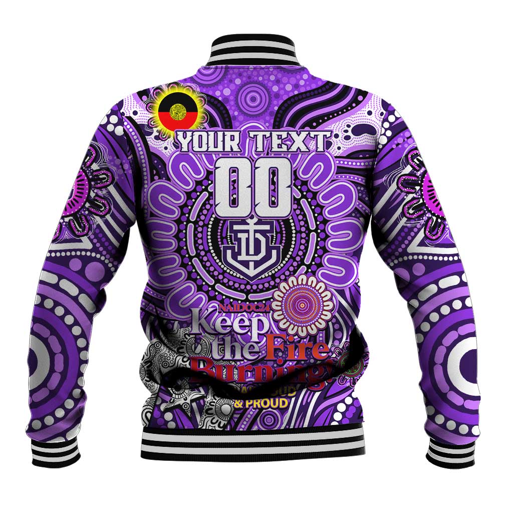 Custom Fremantle Dockers Freo NAIDOC Week 2024 Baseball Jacket Mascot Football