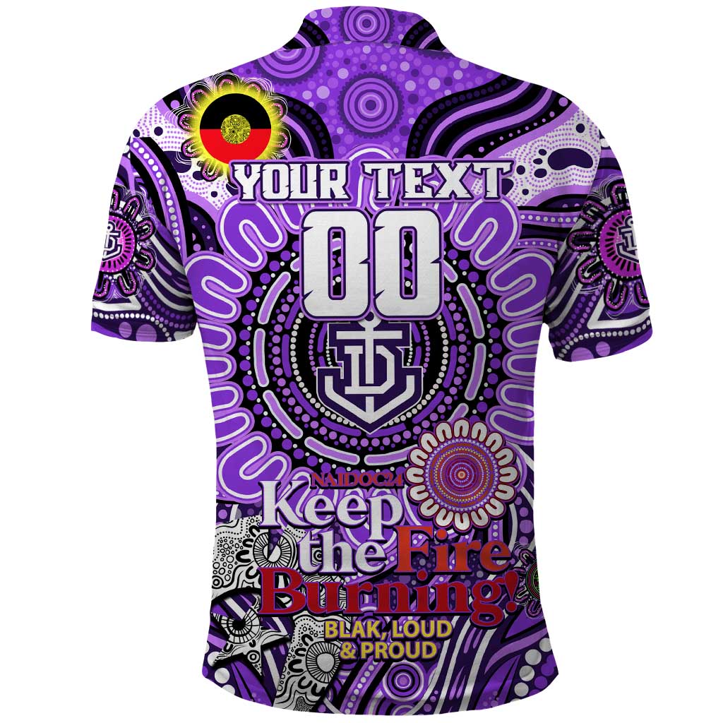 Custom Fremantle Dockers Freo NAIDOC Week 2024 Polo Shirt Mascot Football