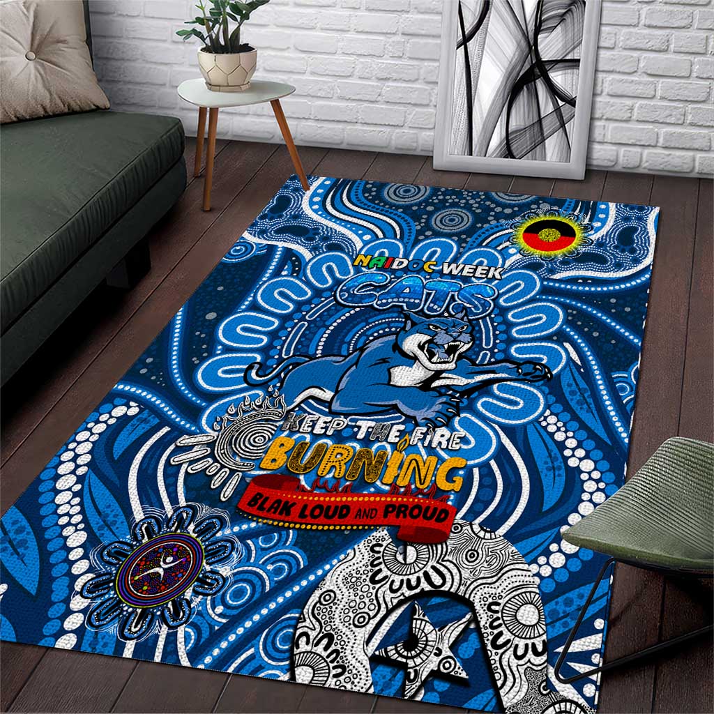 Geelong Cats NAIDOC Week 2024 Area Rug Mascot Football