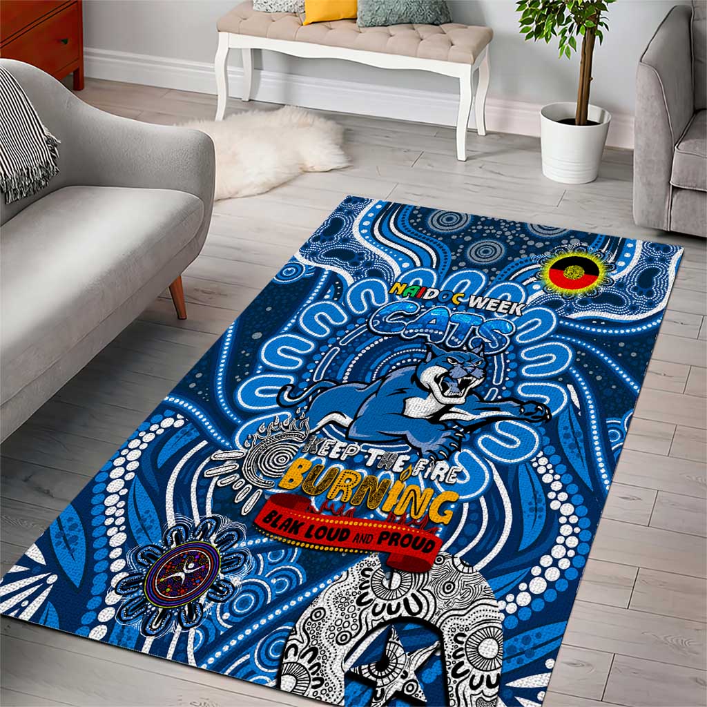 Geelong Cats NAIDOC Week 2024 Area Rug Mascot Football