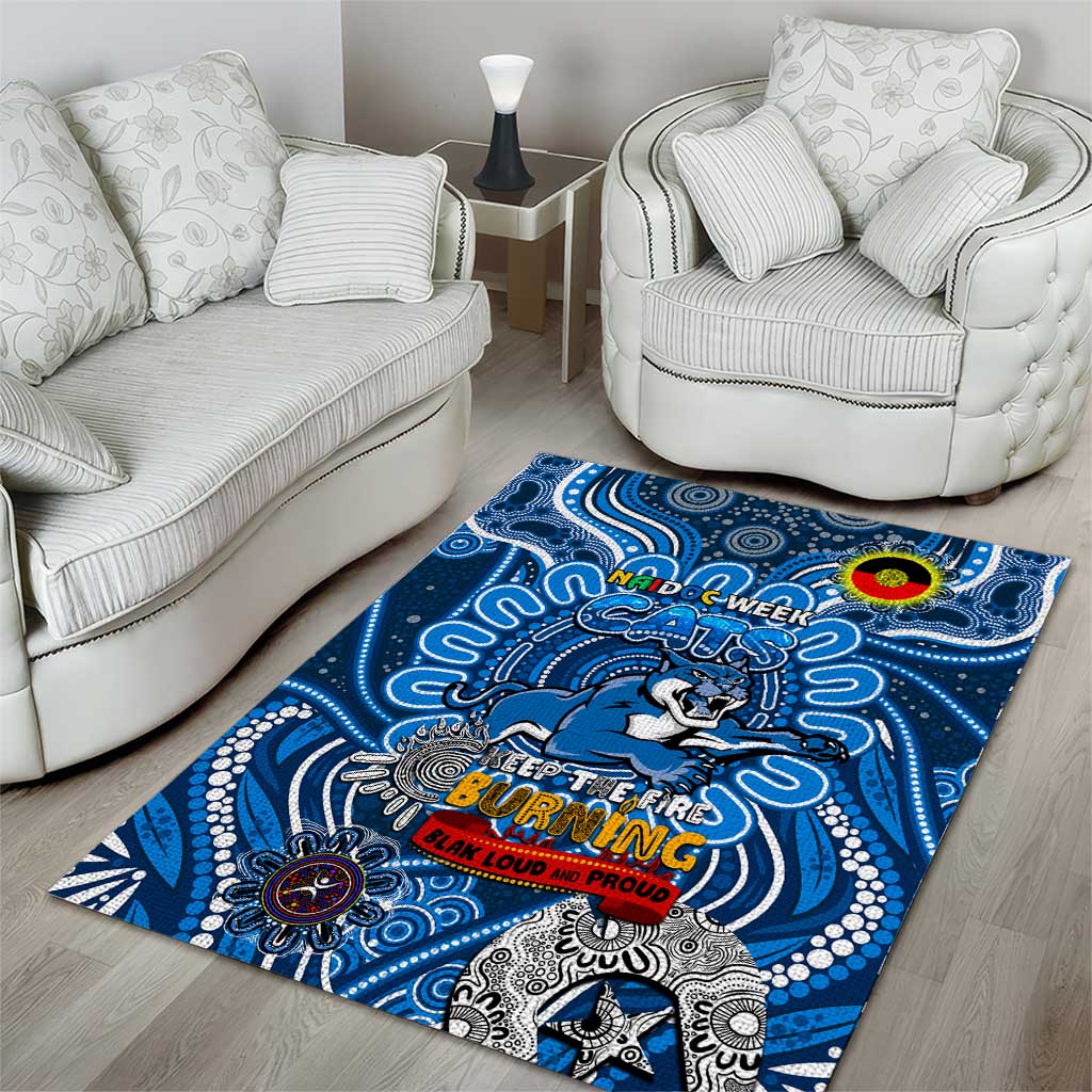 Geelong Cats NAIDOC Week 2024 Area Rug Mascot Football