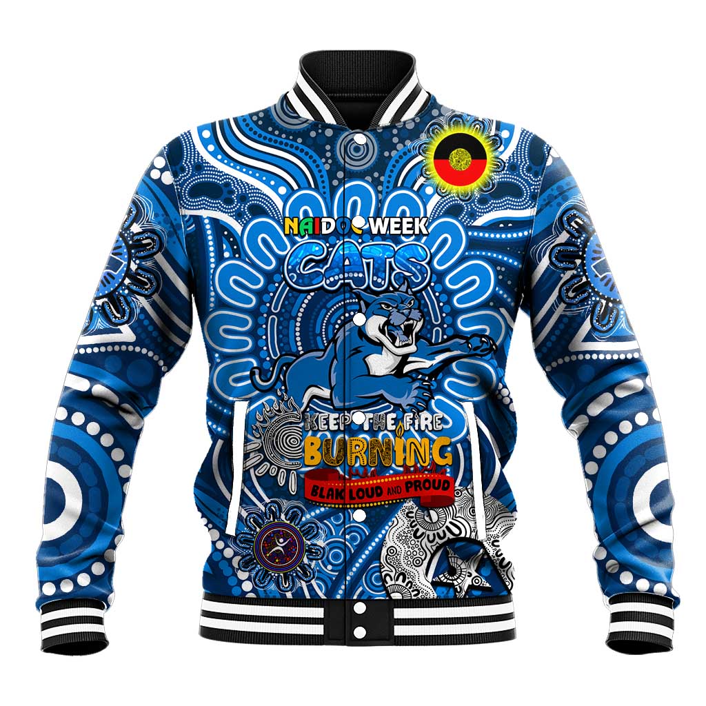 Custom Geelong Cats NAIDOC Week 2024 Baseball Jacket Mascot Football