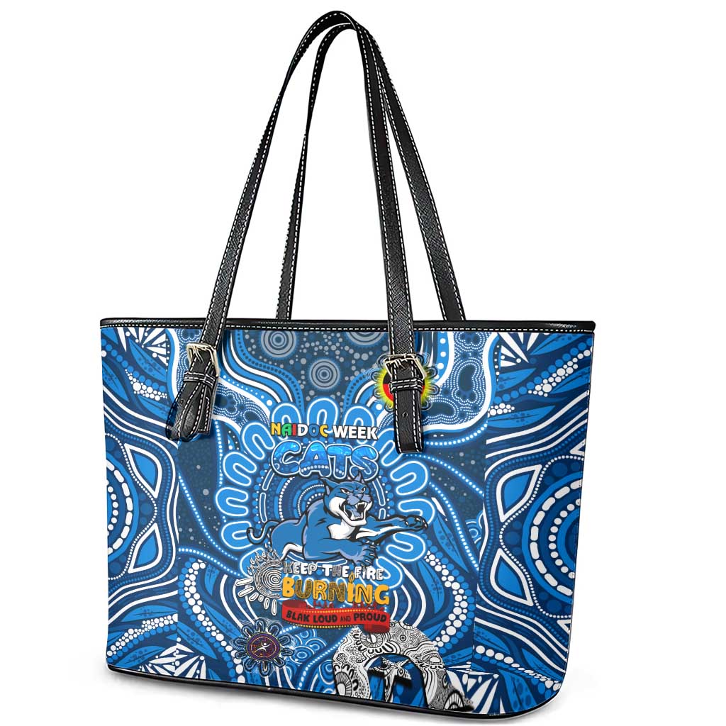 Geelong Cats NAIDOC Week 2024 Leather Tote Bag Mascot Football