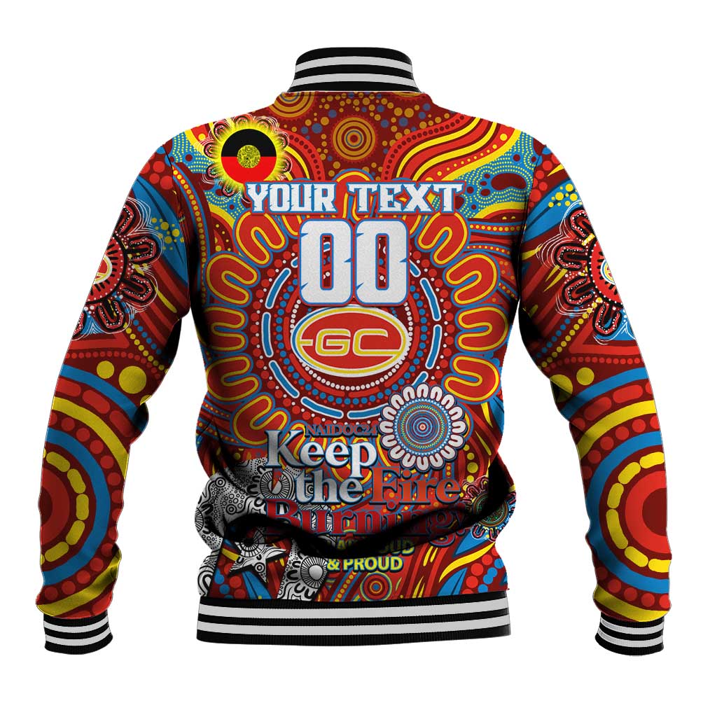 Custom Gold Coast Suns NAIDOC Week 2024 Baseball Jacket Mascot Football