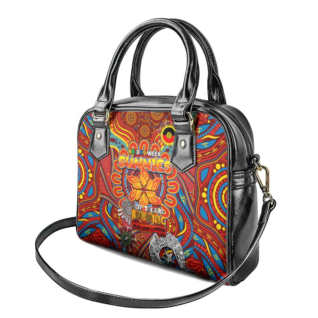 Gold Coast Suns NAIDOC Week 2024 Shoulder Handbag Mascot Football