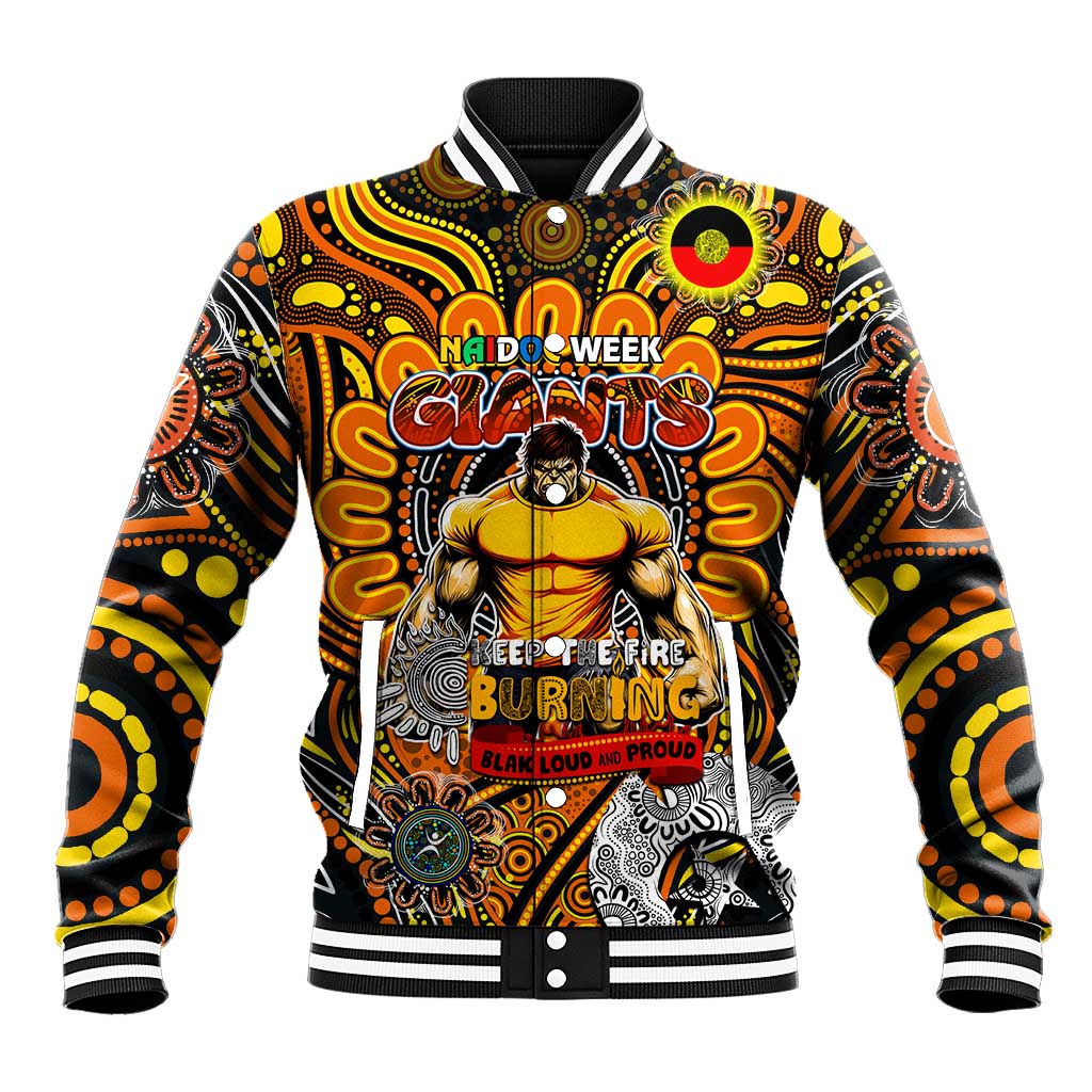 Custom GWS Giants NAIDOC Week 2024 Baseball Jacket Mascot Football