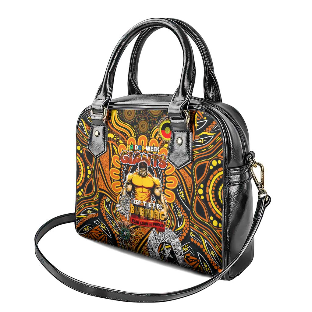 GWS Giants NAIDOC Week 2024 Shoulder Handbag Mascot Football