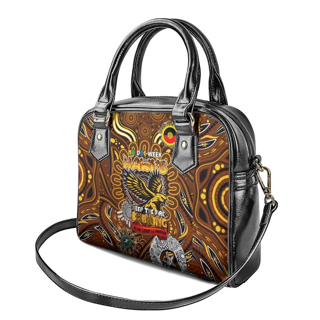 Hawthorn Hawks NAIDOC Week 2024 Shoulder Handbag Mascot Football