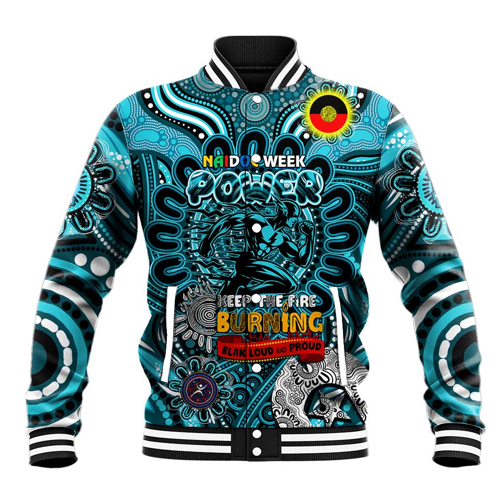 Custom Port Adelaide Power NAIDOC Week 2024 Baseball Jacket Mascot Football