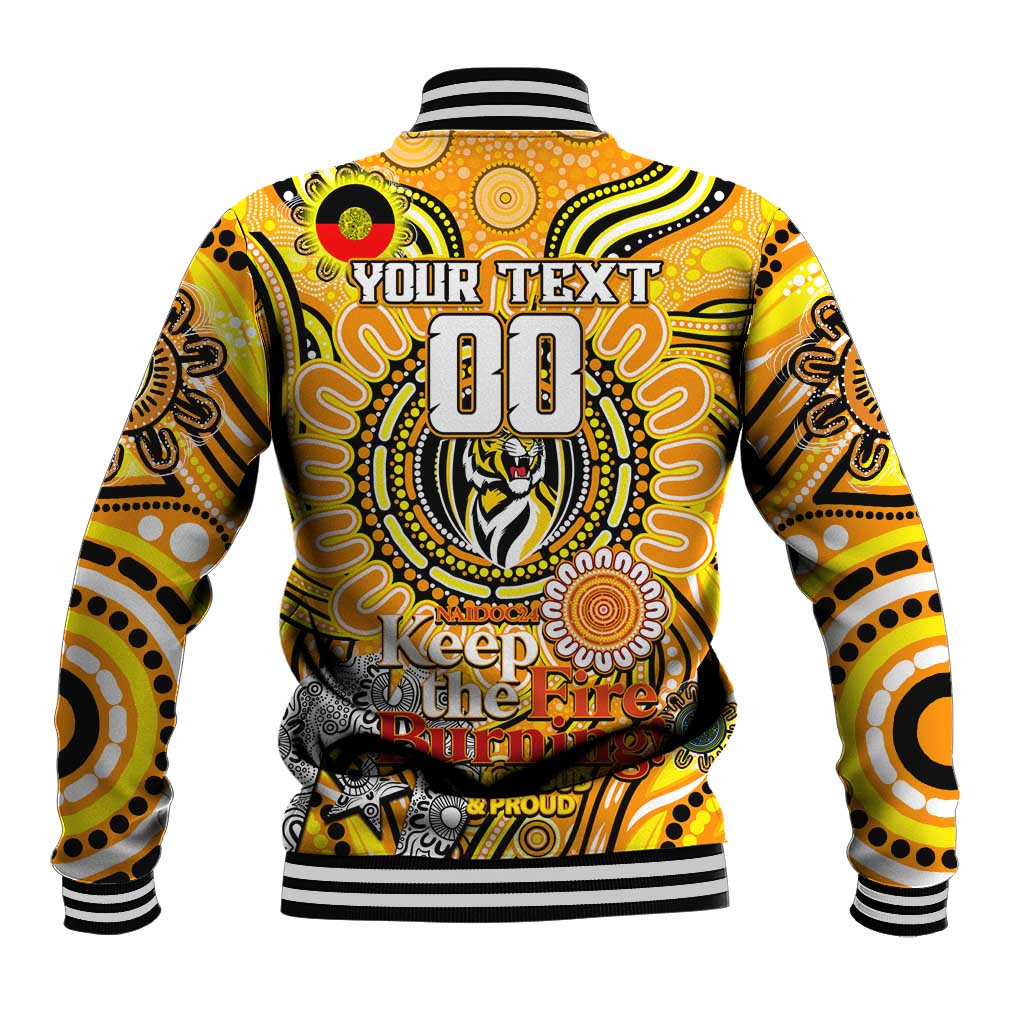 Custom Richmond Tiger NAIDOC Week 2024 Baseball Jacket Mascot Football