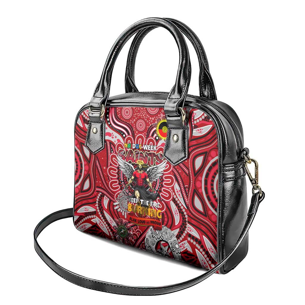 St Kilda Saints NAIDOC Week 2024 Shoulder Handbag Mascot Football