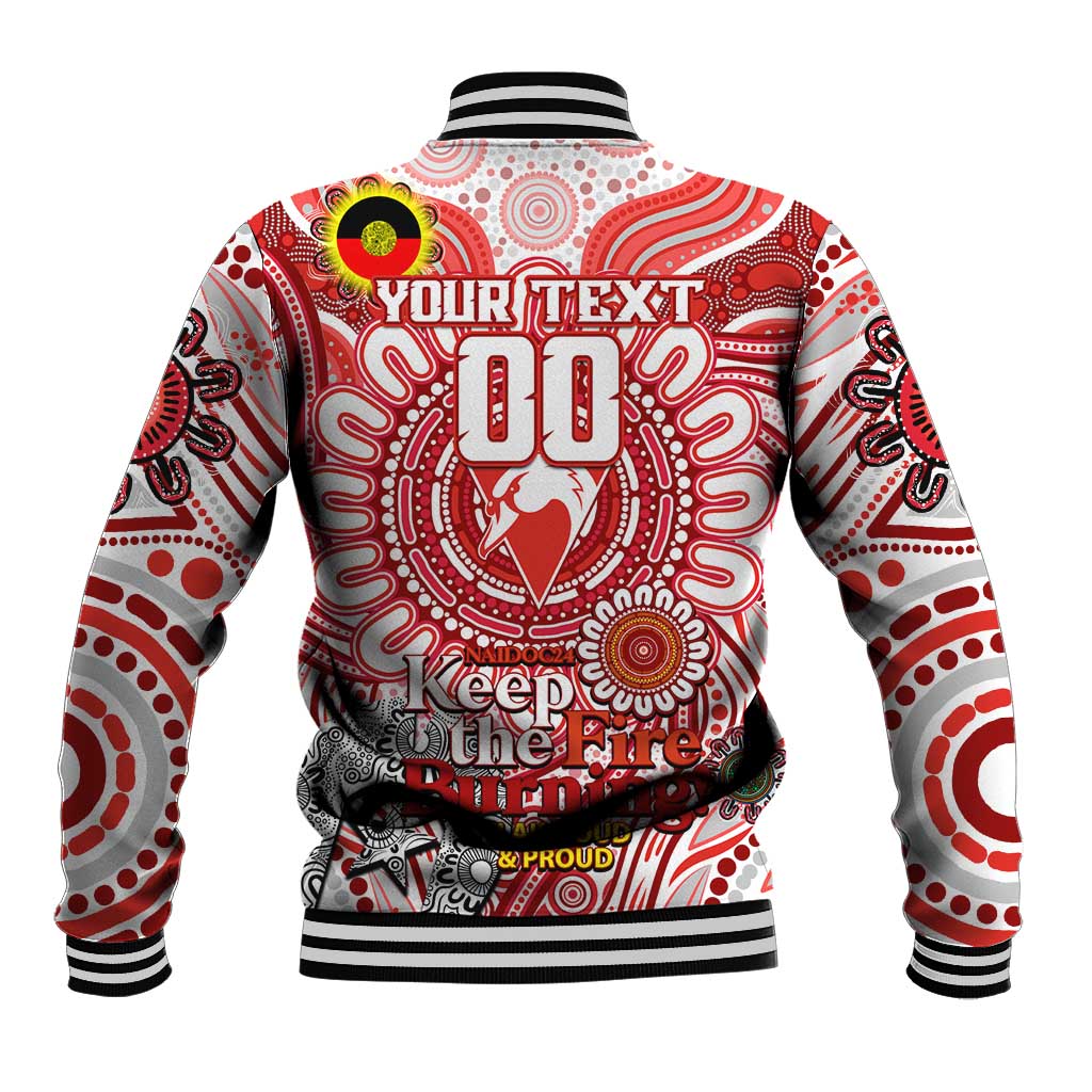 Custom Sydney Swans NAIDOC Week 2024 Baseball Jacket Mascot Football