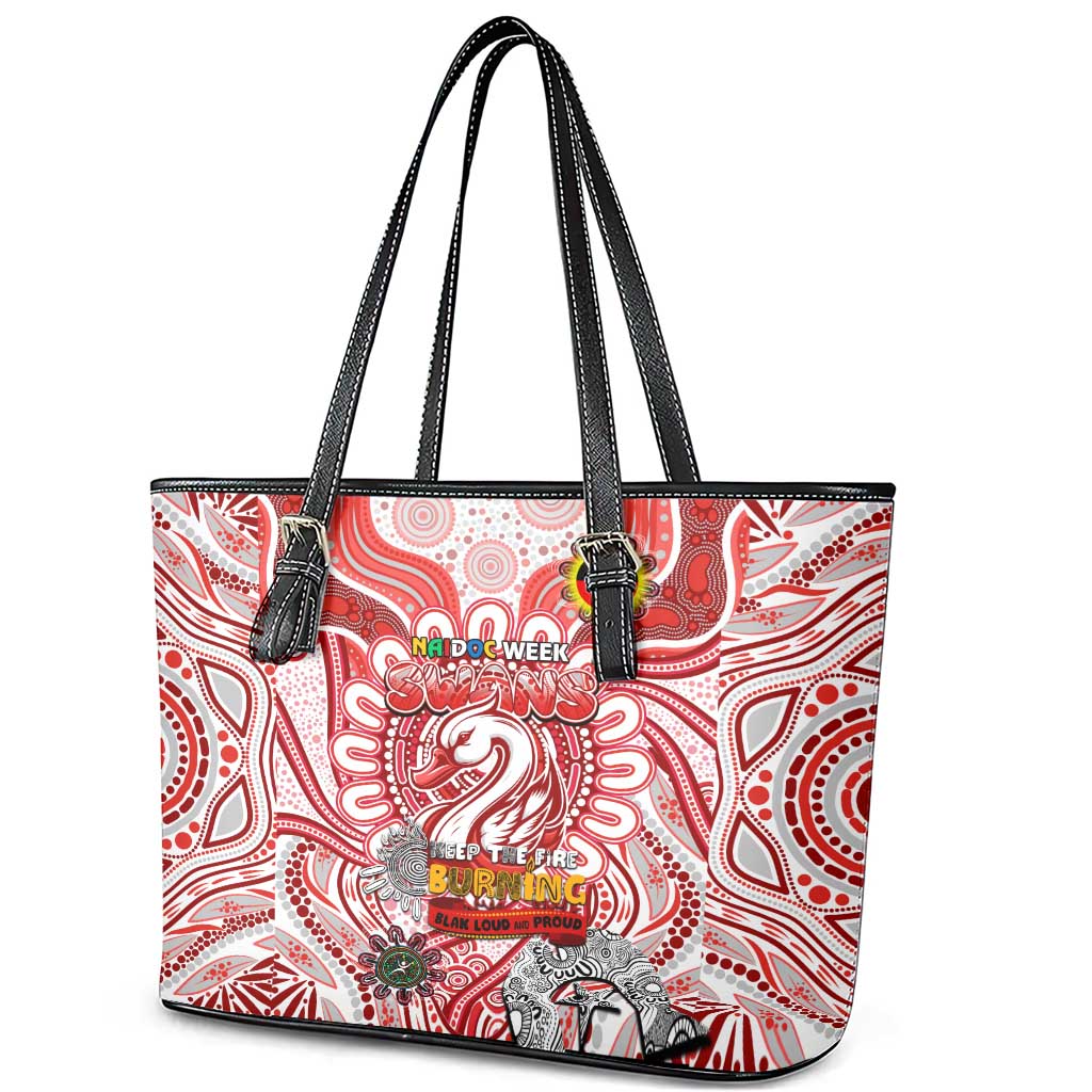 Sydney Swans NAIDOC Week 2024 Leather Tote Bag Mascot Football