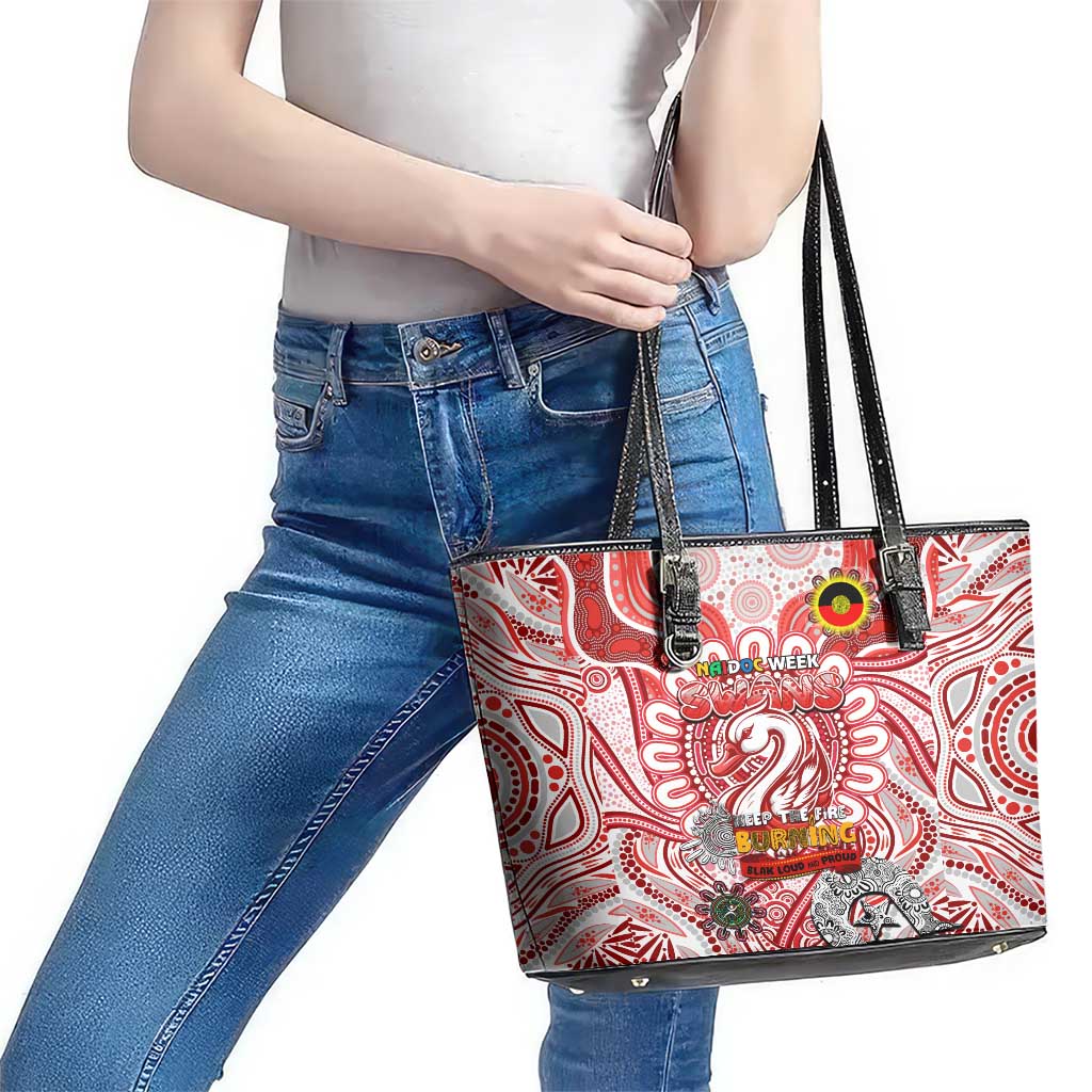 Sydney Swans NAIDOC Week 2024 Leather Tote Bag Mascot Football