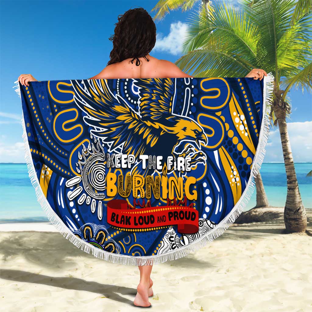 West Coast Eagles NAIDOC Week 2024 Beach Blanket Mascot Football