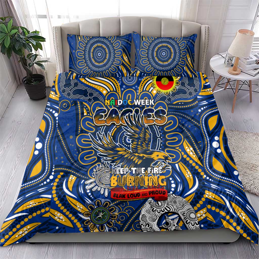 West Coast Eagles NAIDOC Week 2024 Bedding Set Mascot Football