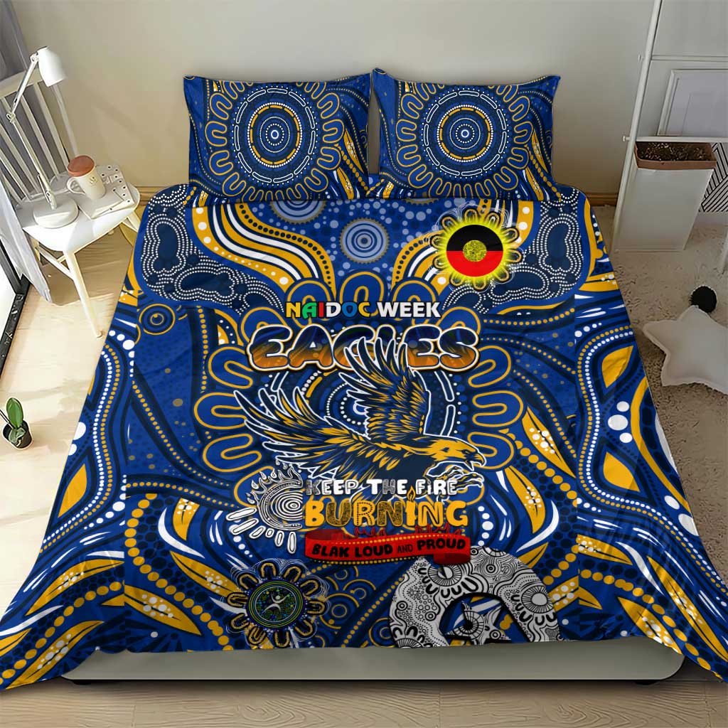 West Coast Eagles NAIDOC Week 2024 Bedding Set Mascot Football