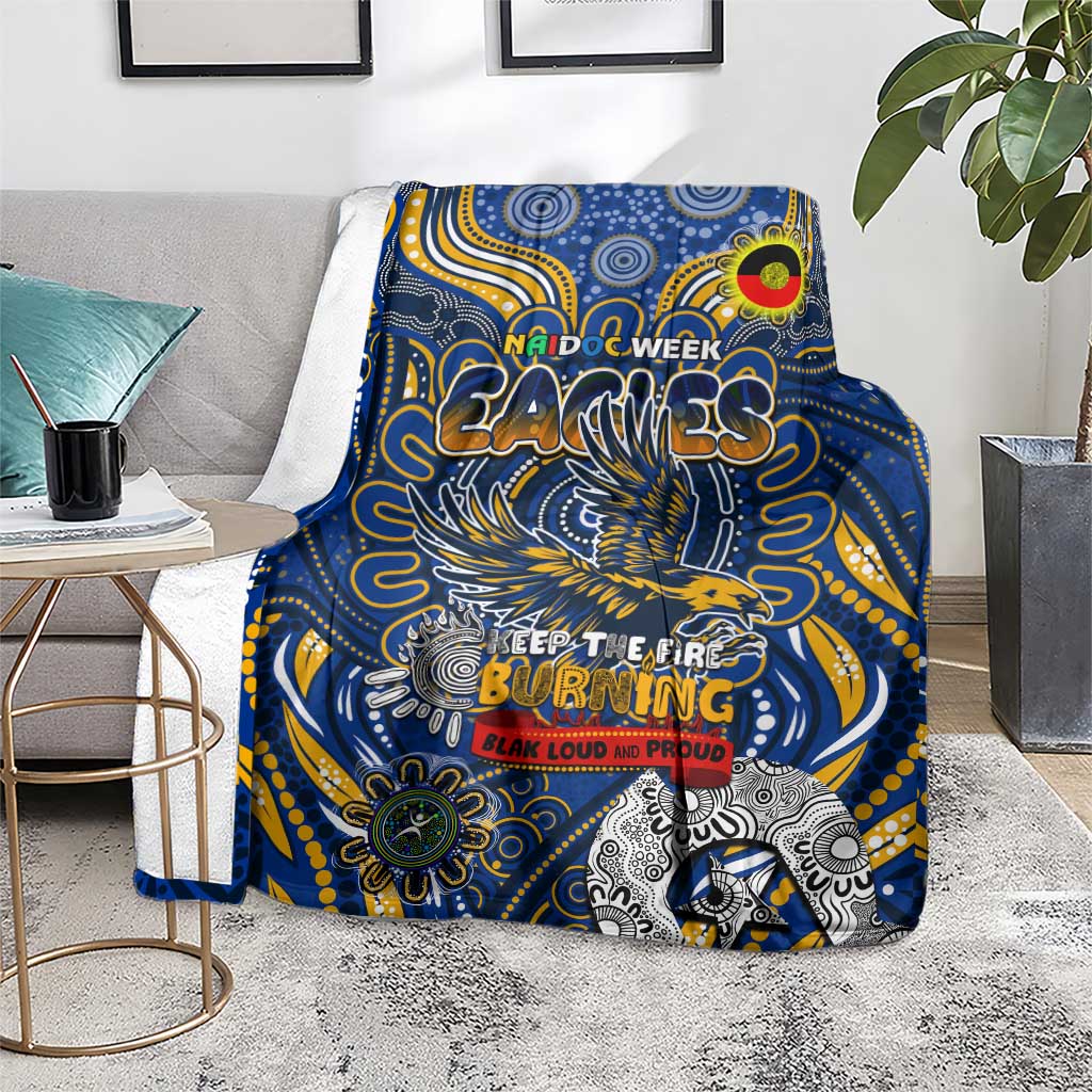 West Coast Eagles NAIDOC Week 2024 Blanket Mascot Football