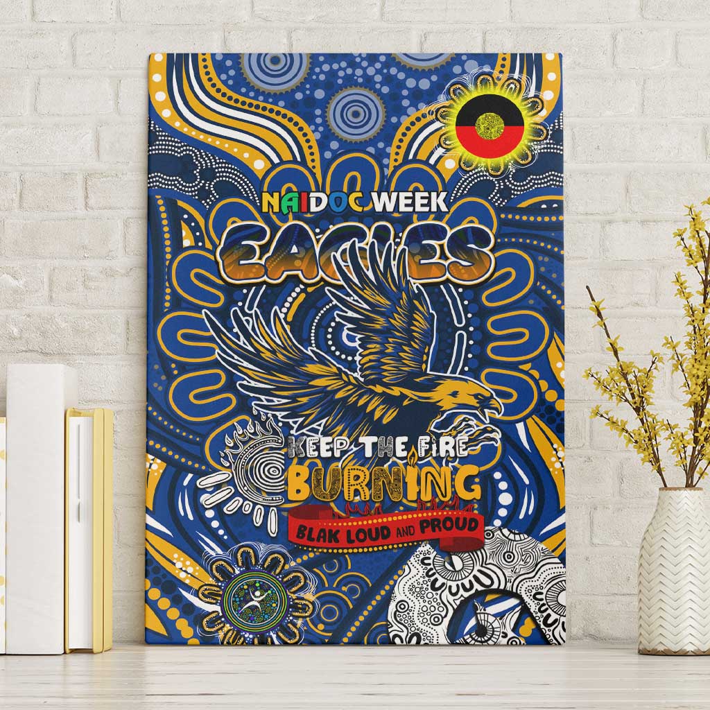 West Coast Eagles NAIDOC Week 2024 Canvas Wall Art Mascot Football