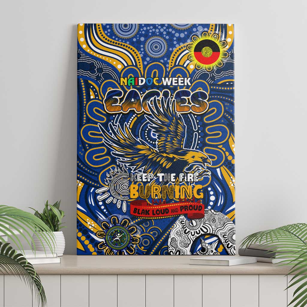 West Coast Eagles NAIDOC Week 2024 Canvas Wall Art Mascot Football