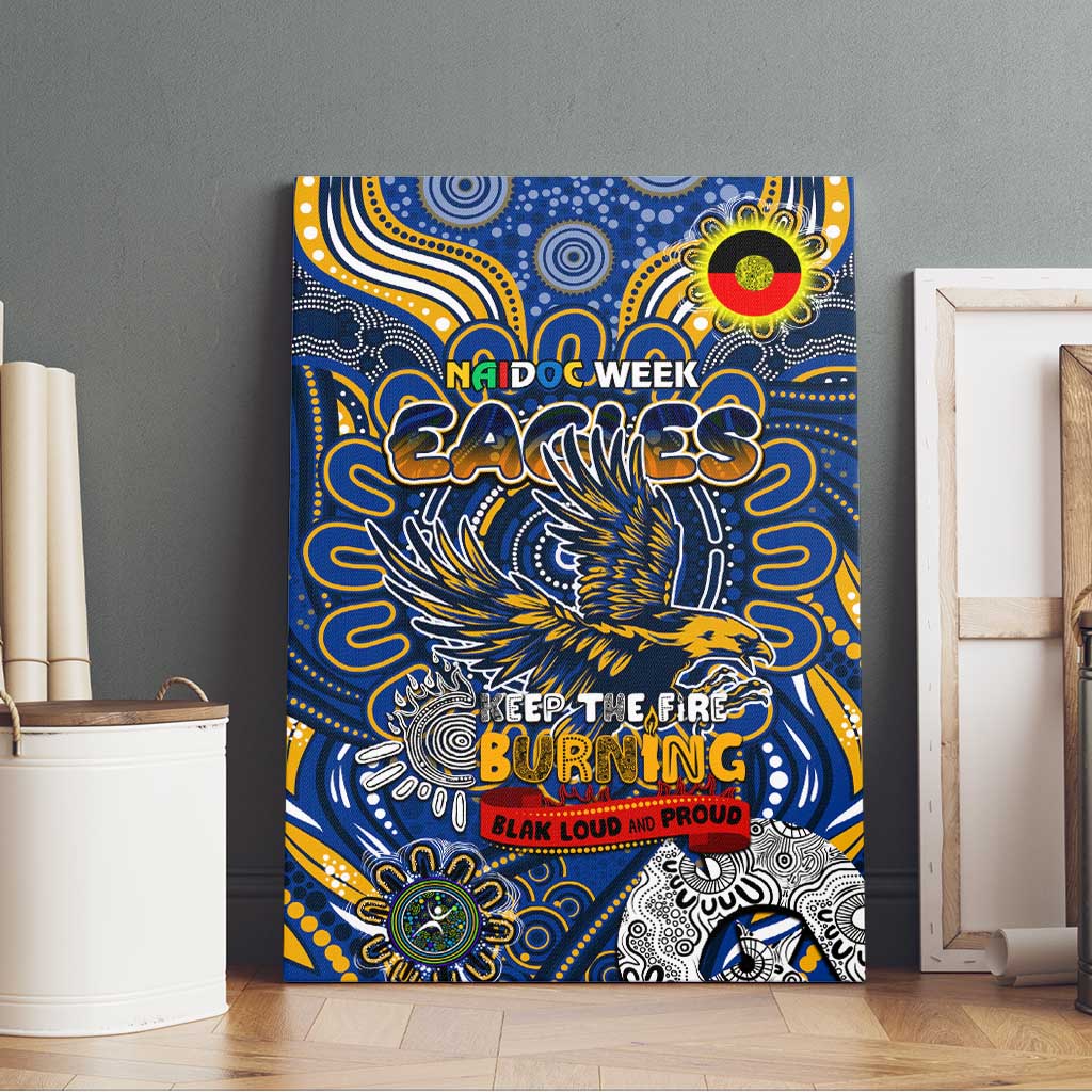 West Coast Eagles NAIDOC Week 2024 Canvas Wall Art Mascot Football