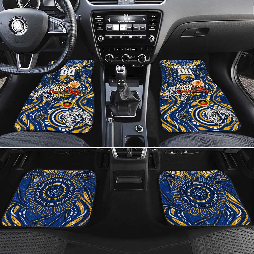 West Coast Eagles NAIDOC Week 2024 Car Mats Mascot Football