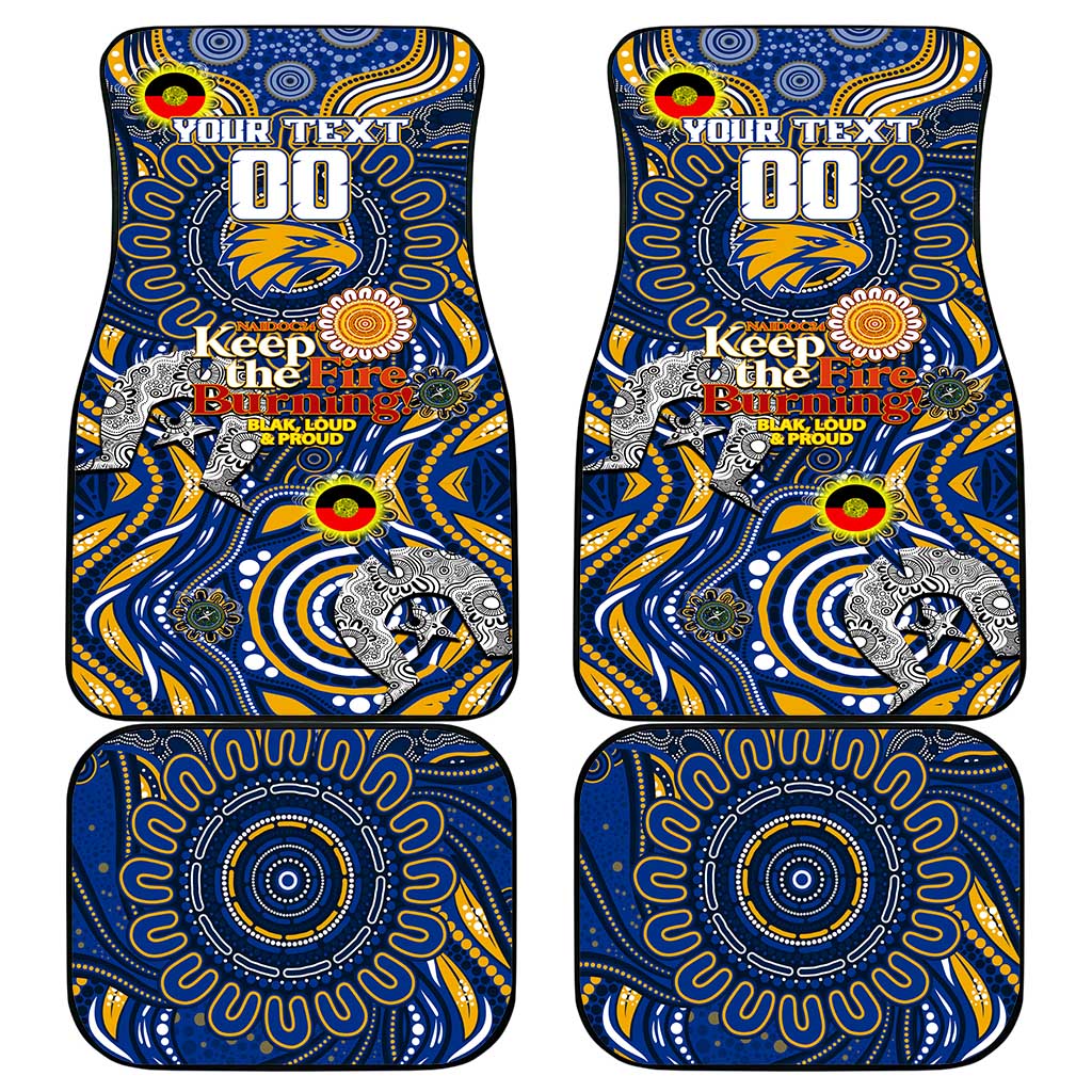 West Coast Eagles NAIDOC Week 2024 Car Mats Mascot Football