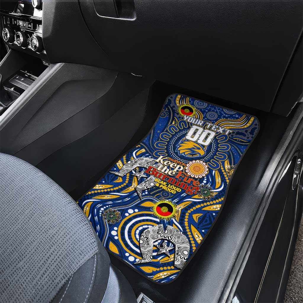 West Coast Eagles NAIDOC Week 2024 Car Mats Mascot Football