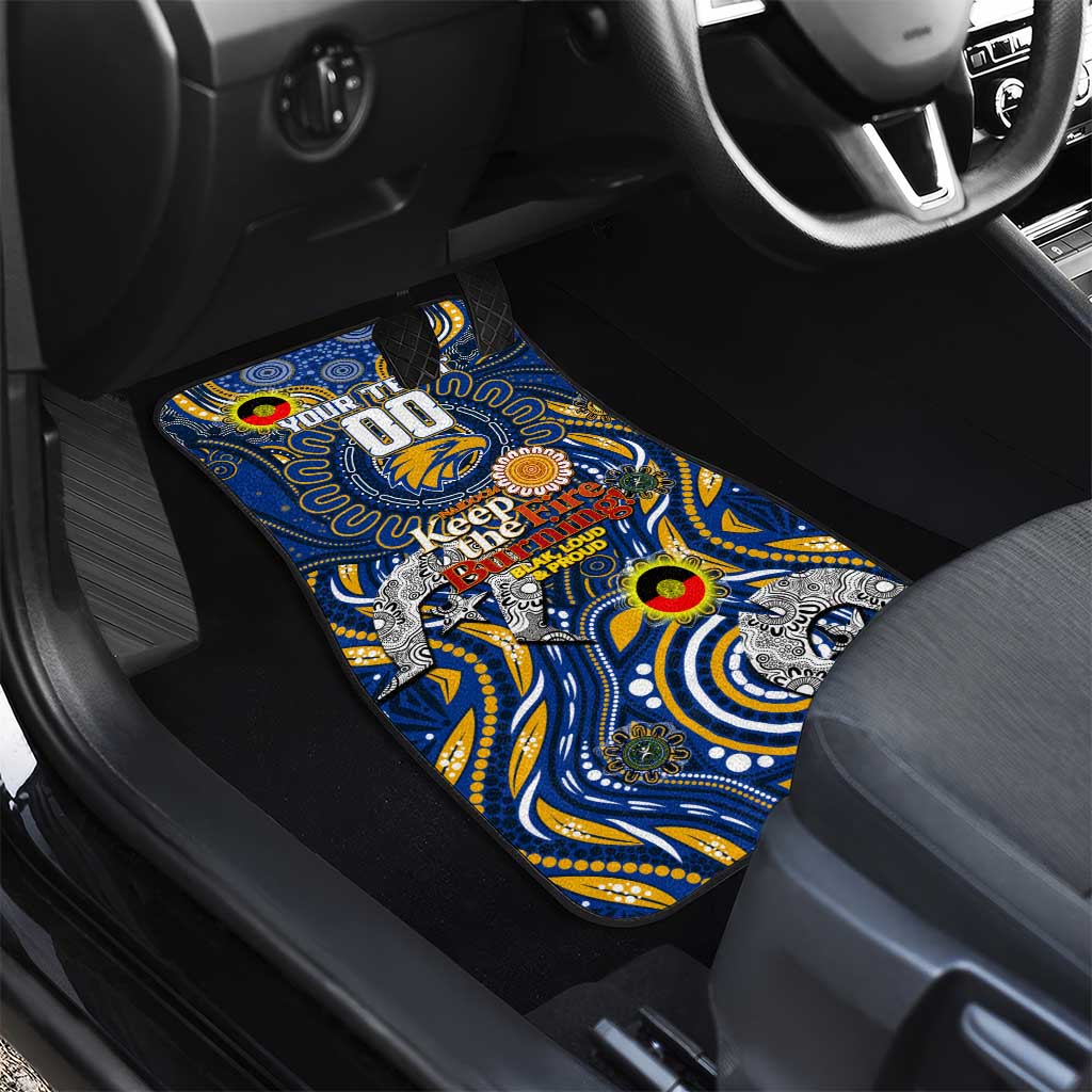 West Coast Eagles NAIDOC Week 2024 Car Mats Mascot Football