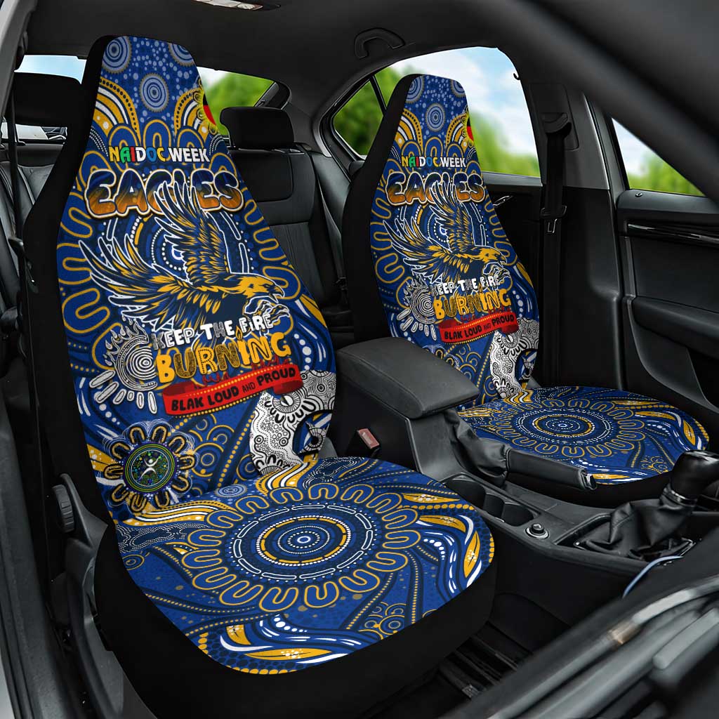 West Coast Eagles NAIDOC Week 2024 Car Seat Cover Mascot Football