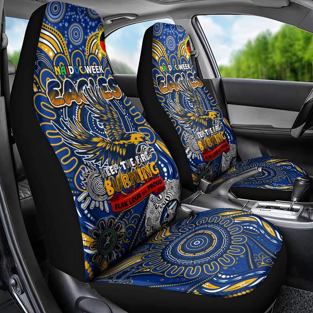 West Coast Eagles NAIDOC Week 2024 Car Seat Cover Mascot Football