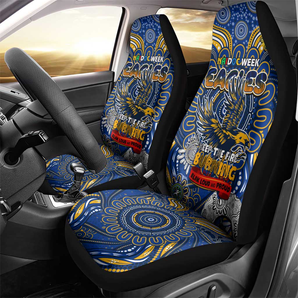 West Coast Eagles NAIDOC Week 2024 Car Seat Cover Mascot Football