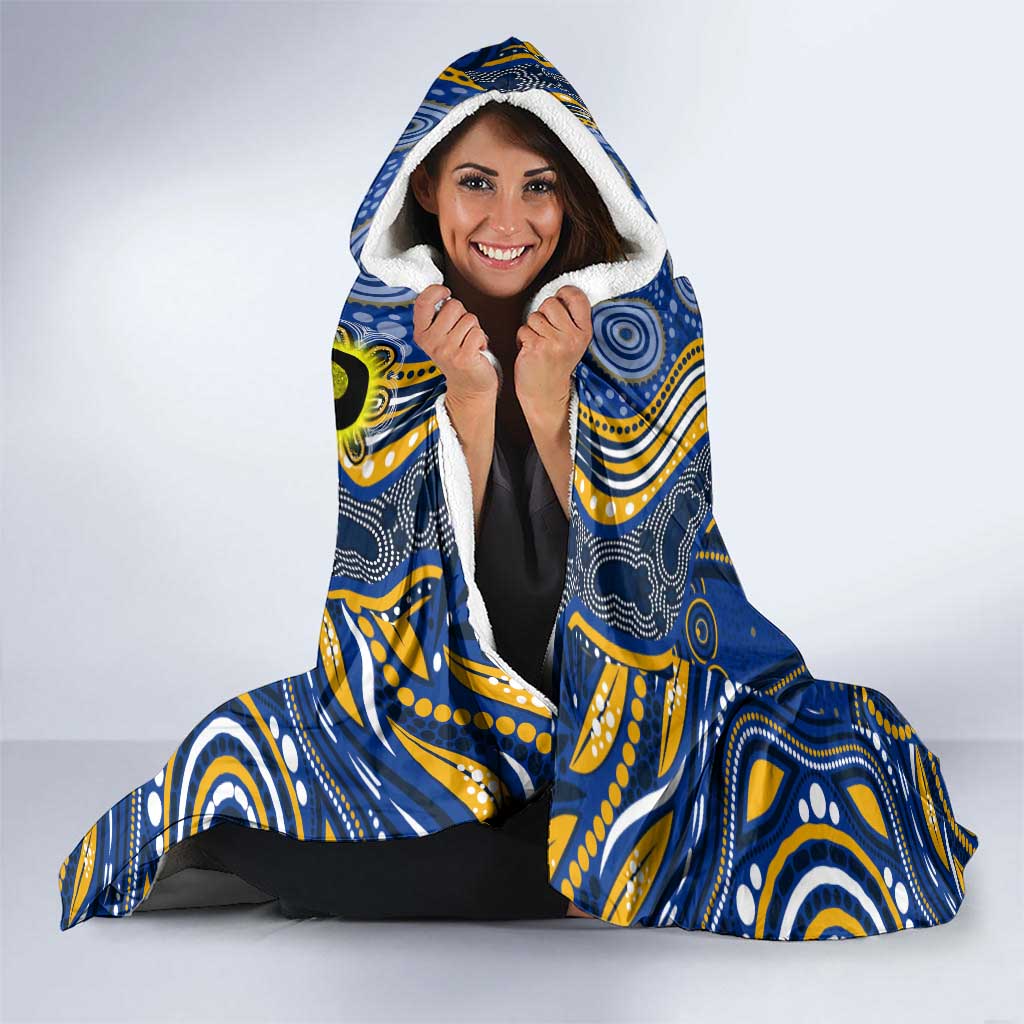 West Coast Eagles NAIDOC Week 2024 Hooded Blanket Mascot Football