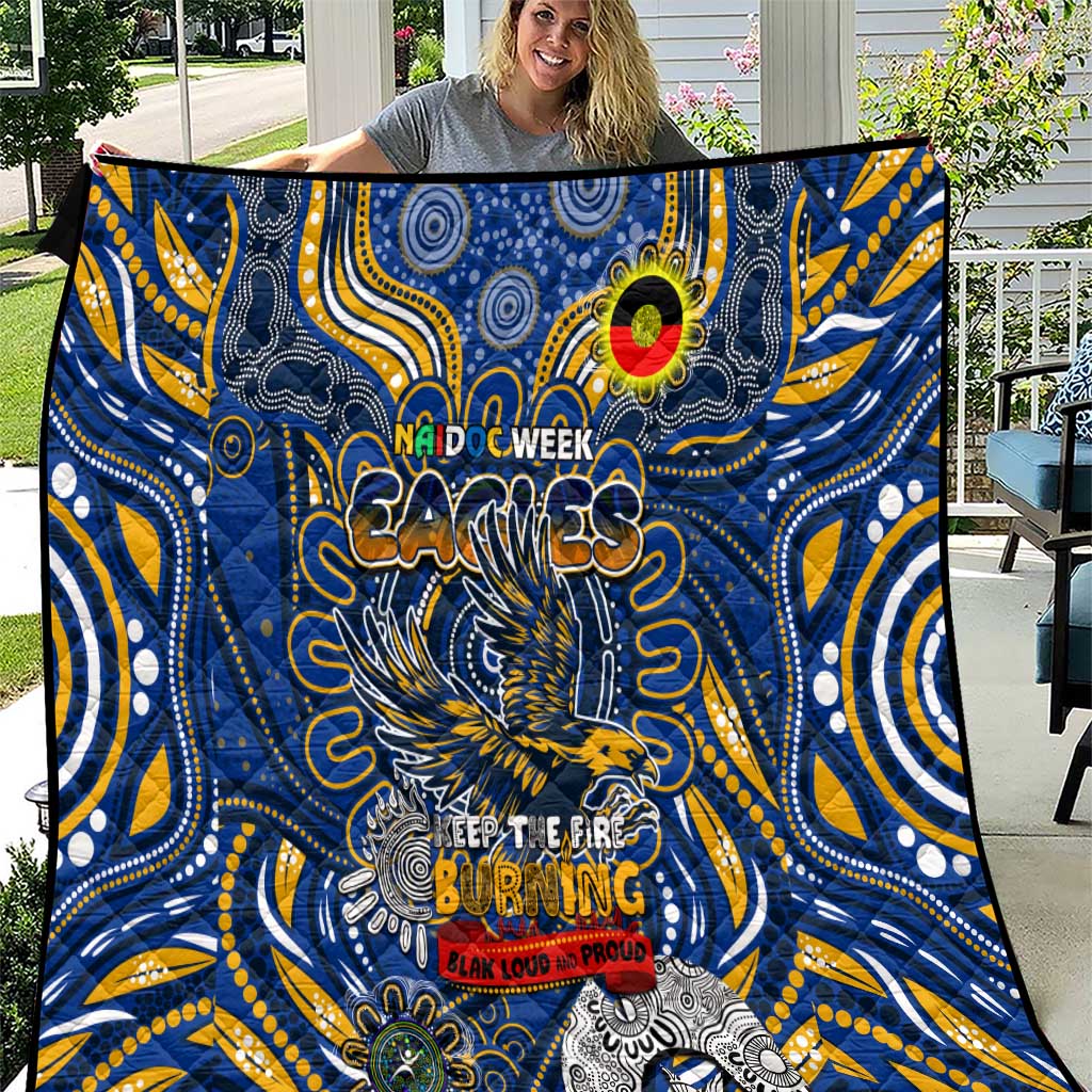 West Coast Eagles NAIDOC Week 2024 Quilt Mascot Football