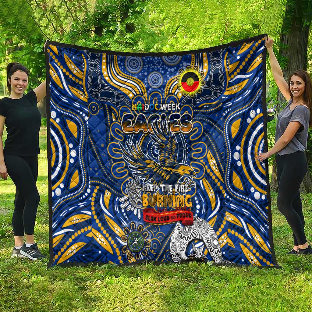 West Coast Eagles NAIDOC Week 2024 Quilt Mascot Football