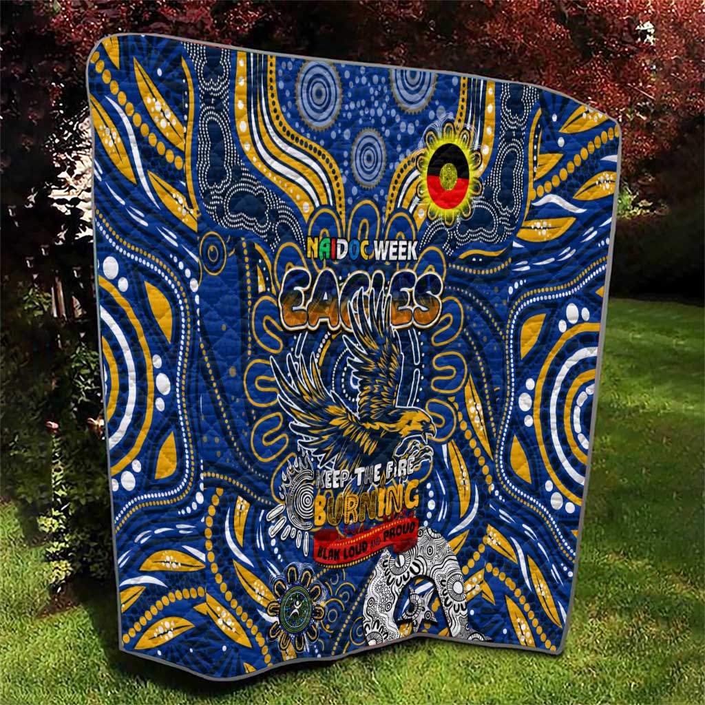 West Coast Eagles NAIDOC Week 2024 Quilt Mascot Football